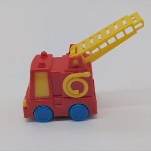 Pencil Sharpener Red and Yellow Toy ladder Fire Truck